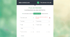 Desktop Screenshot of data-central.com